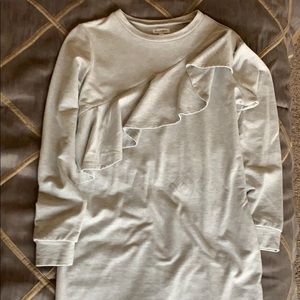 Grey sweatshirt dress/ tunic